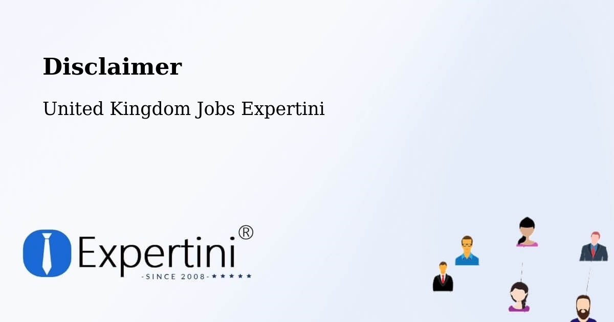 Disclaimer – Sefton - United Kingdom Jobs Expertini